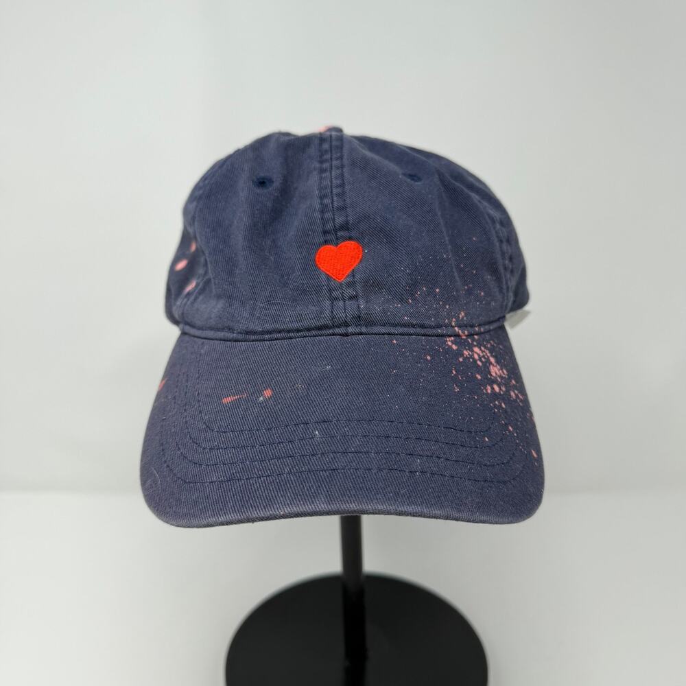 Levi’s Navy Red Heart Paint Splatter Dad Hat